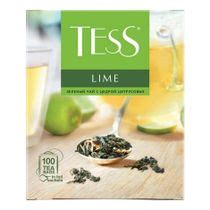 Чай зеленый Tess Lime в пакетиках 1,5 г х 100 шт - купить с доставкой ...