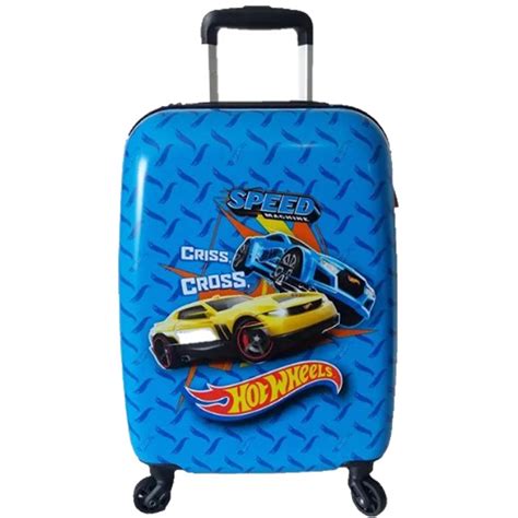 Mala De Viagem Infantil Hot Wheels Mf Hw Azul Em Promo O Na Americanas