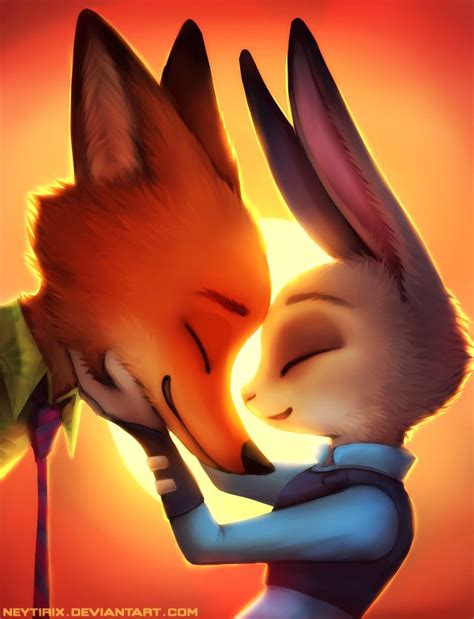 Nick And Judy Zootopia Neytirix Zootopia Anime Disney Zootopia