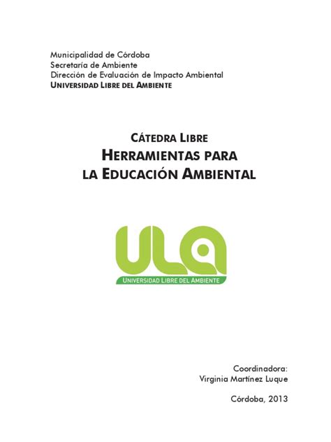 Herramientas Para La Educacion Ambiental I Pdf Pdf Biodiversidad