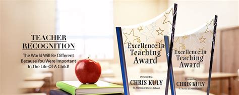 Teacher Recognition Wording Ideas and Sample Layouts - DIY Awards