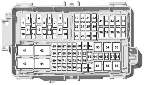 Fuse Box Diagram Ford Transit Custom And Relay With 53 Off