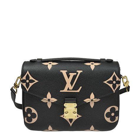 Louis Vuitton Pochette Métis Bicolor Monogram Empreinte Leather 單肩包