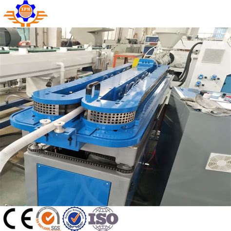 Pvc Upvc Double Wall Corrugated Pipe Machine With Conical Twin Screw At