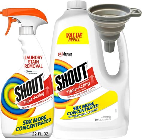 Shout Advanced Laundry Stain Remover Gel Breaks Down 100