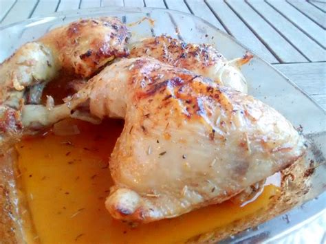 Pernas de Frango Assadas Iguaria Receita e Culinária