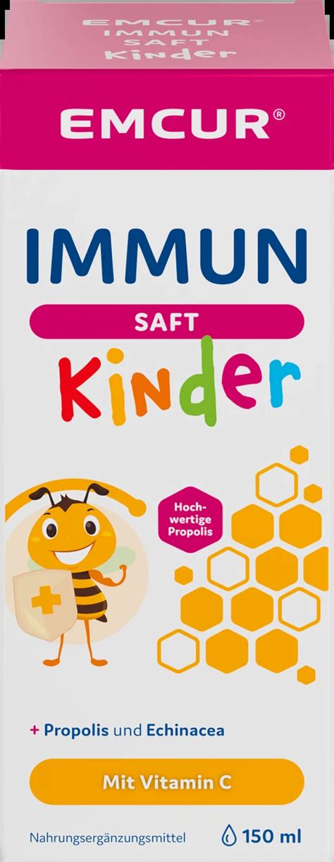 Emcur Emcur Immunosap Kinderen Ml Duitse Voordeel Drogist