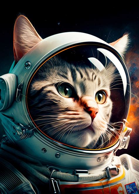 Cat Astronaut Wallpaper