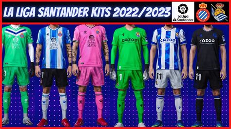 PES 2021 KITS ACTUALIZADOS LA LIGA SANTANDER 22 23 REAL SOCIEDAD Y