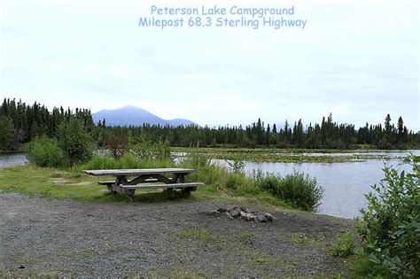 Peterson Lake Campground On The Kenai Peninsula In Alaska