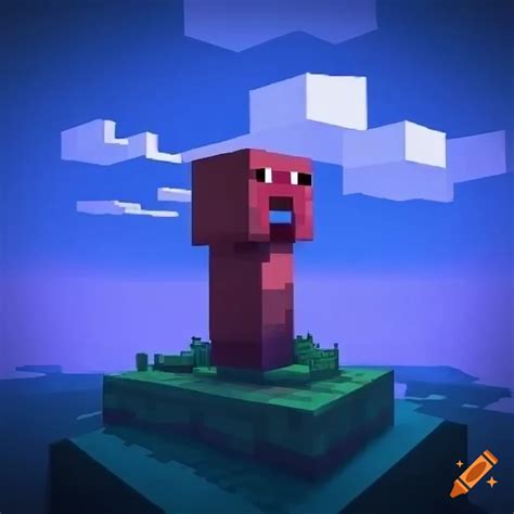 Hypixel Skyblock Game Screenshot On Craiyon