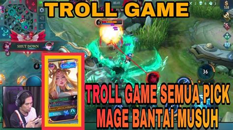 Rugi Tak Tengok Soloz Dan Team Troll Game Semua Pick Mage Rupanya