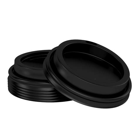 80mm 8oz Hot Lids Black MyPaperCups Buy Now