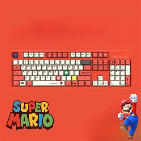 Teclado Mec Nico Super Mario Bros Sublima O Anime Cosplay Gaming