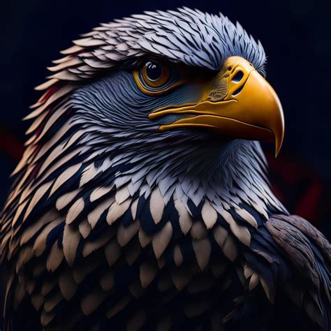 Águila calva Día de la Independencia de los Estados Unidos Una