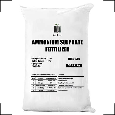 Ammonium Sulphate Fertilizer Agrilizer Roshdineh