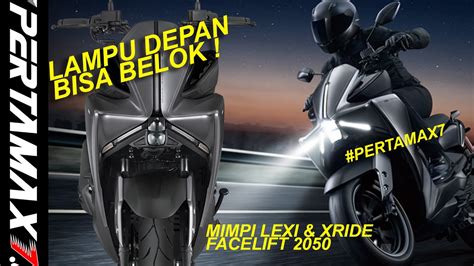 Kecanggihan Headlamp Yamaha Augur Lampu Bisa Nikung Dual Color