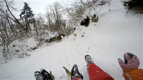 Sledding Down Marna Gora Sankanje S Marne Gore Youtube