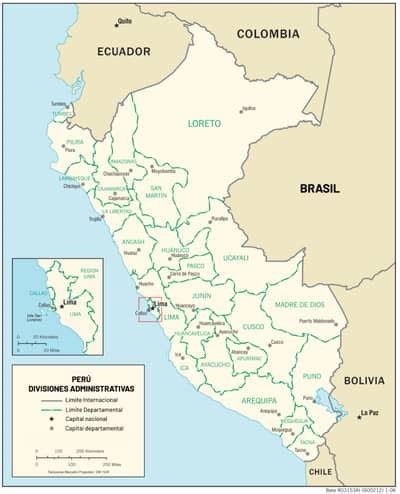 Tipos De Mapa Pol Tico Del Per Para Descargar