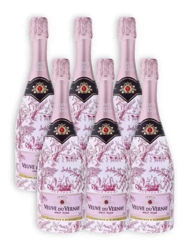 Veuve Du Vernay Vino Espumante Brut Rosé X6u 750ml Francia Envío gratis