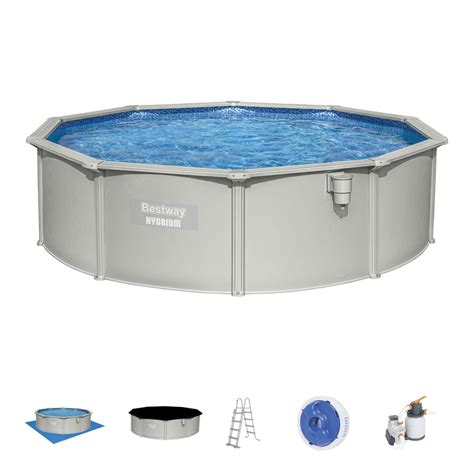 Piscina De A O Redonda Destac Vel Bestway Hydrium Esta O De