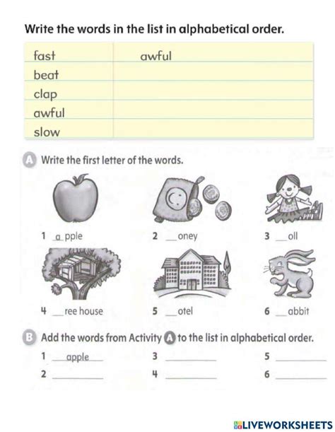 Alphabetical Order 1839613 Rudiwals2 Liveworksheets