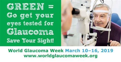 World Glaucoma Week 10 16 March 2019 William Talbot Eye Care