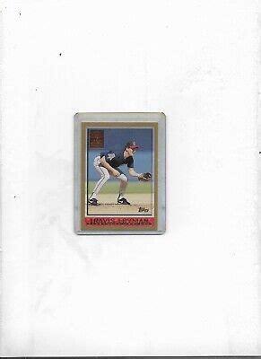 Travis Fryman Topps Baseball Minted In Cooperstown Insert