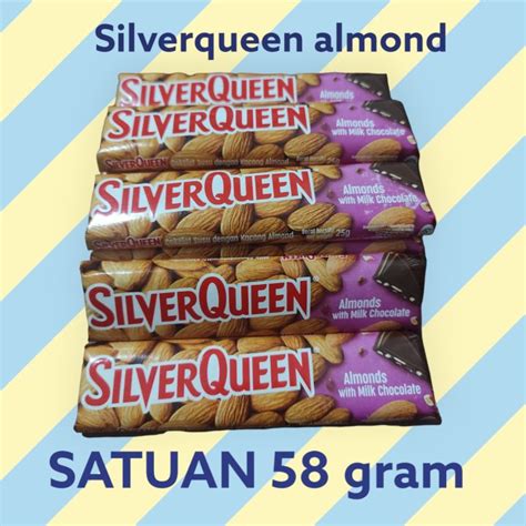 Satuan Coklat Silverqueen 58 Gram Coklat Silver Queen Satuan Ukuran 58