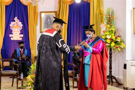 Governor General Of Barbados Salutes The Uwi Upon Receiving Honorary