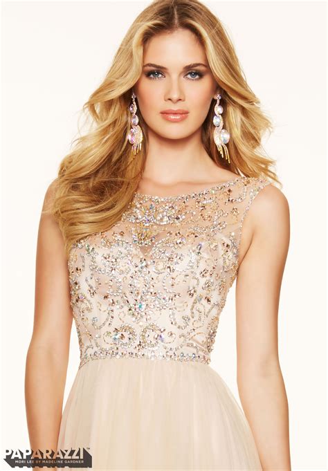 Beaded Net On Soft Tulle Mori Lee Prom Dress Morilee