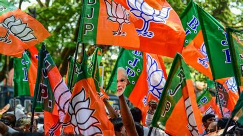 Bjp Flag Hd Wallpaper - Bjp Flag Photos Hd - 934x534 Wallpaper - teahub.io