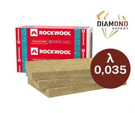 Wełna Mineralna Skalna Do Ocieplenia Domu Rockwool Rockton Super 8 CM