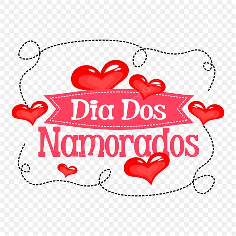 Dia Dos Namorados Vector Art Png Dia Dos Namorados Lettering With Love