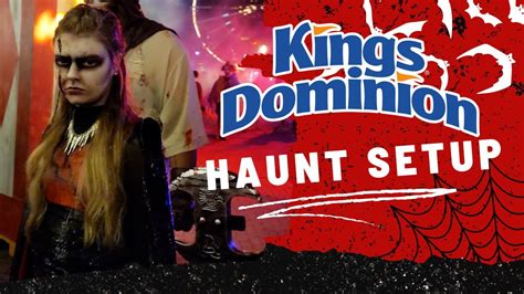 Kings Dominion S Halloween Haunt Winterfest 2023 Setup YouTube