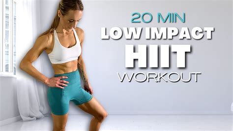 20 Min LOW IMPACT HIIT Workout No Weights YouTube