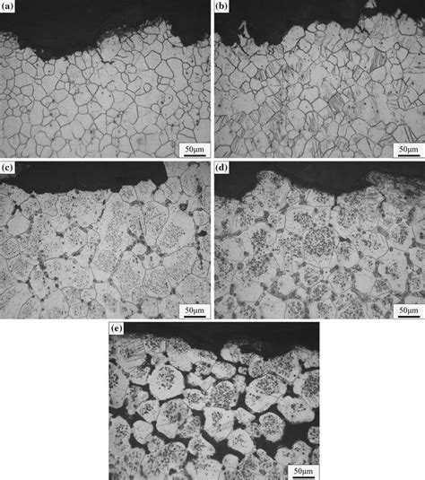 Microstructures Along The Longitudinal Section Near The Fracture