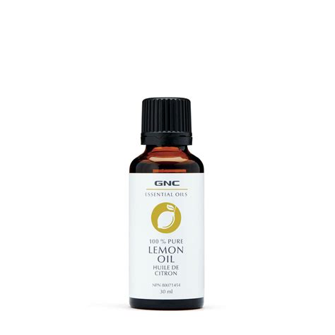 Gnc Essential Oils 100 Pure Lemon Oil Gnc