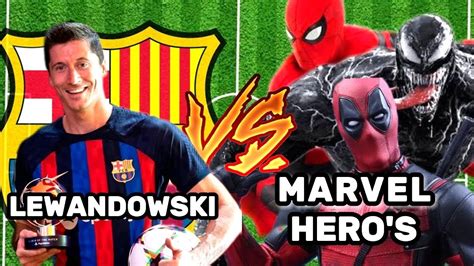 Lewandowskİ 🇮🇩 Vs 🇺🇸 Marvel Heros Keşfet Fyp Football Fypシsports