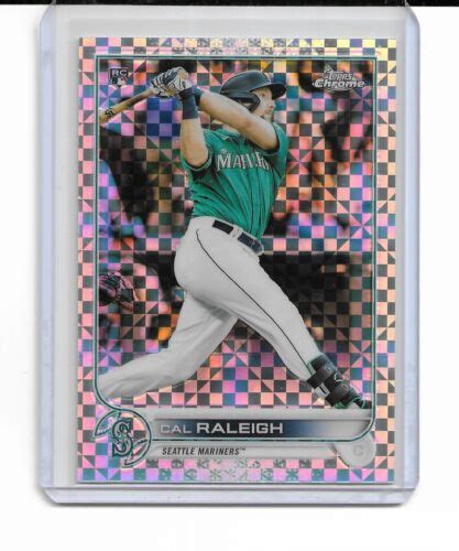 Topps Chrome Cal Raleigh X Fractor Rc Ebay