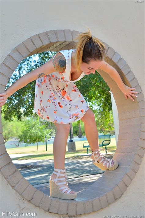 Sporty Charlotte Shows Her Hot Nude Body After Flashing An Upskirt In Public CoedCherry