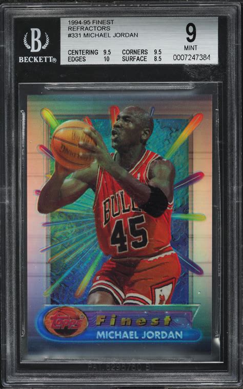 1994 Finest Refractor Michael Jordan 331 BGS 9 MINT