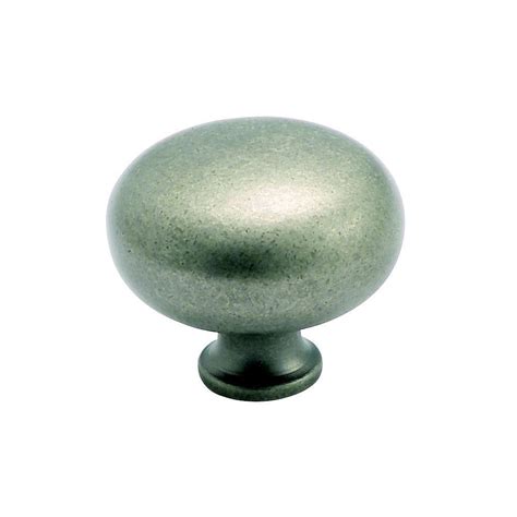 Amerock Traditional Classics 1 1 2 In Weathered Nickel Cabinet Knob Bp772wn The Home Depot