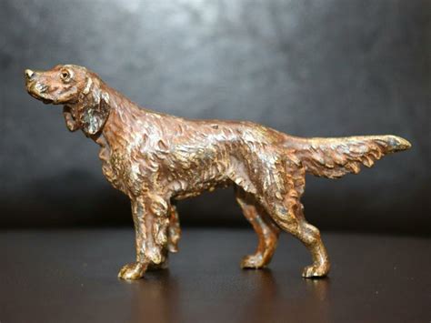 Vienna Foundry English Setter Dog Bronze Cold Painted Catawiki