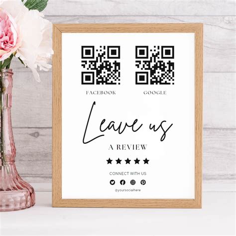 Leave Us A Review Template Leave A Review Sign Leave Review Sign Leave