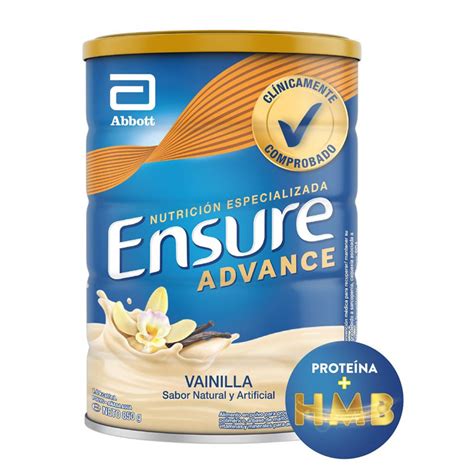 Ensure Advance En Polvo Sabor Vainilla Y Fresa X Gr