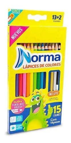 Lápices De Colores Norma Caja Con 15 Piezas