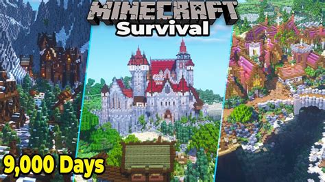 Days Of Minecraft Survival Minecraft Survival World Tour