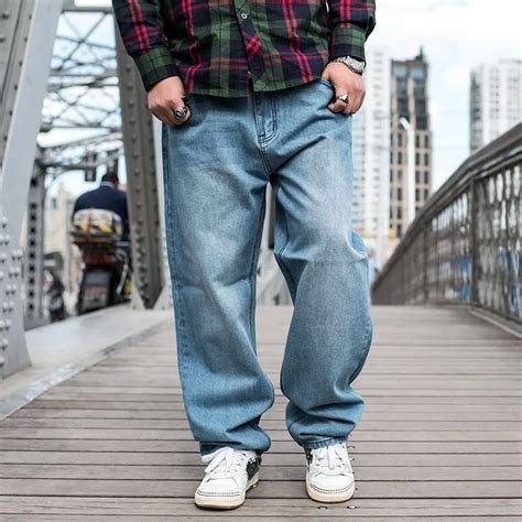 Pantalones Vaqueros Holgados De Diseñador De Hip Hop Para Hombre