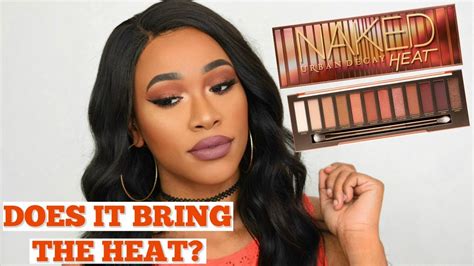 URBAN DECAY NAKED HEAT SWATCHES TUTORIAL REVIEW YouTube